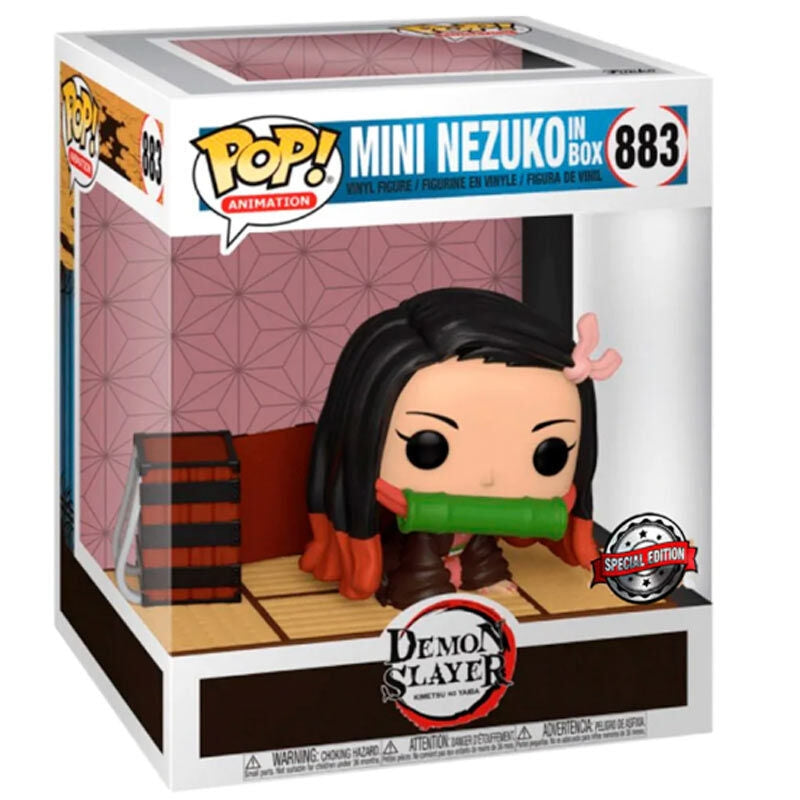 Demon Slayer Mini Nezuko-figur, exklusiv samlarleksak