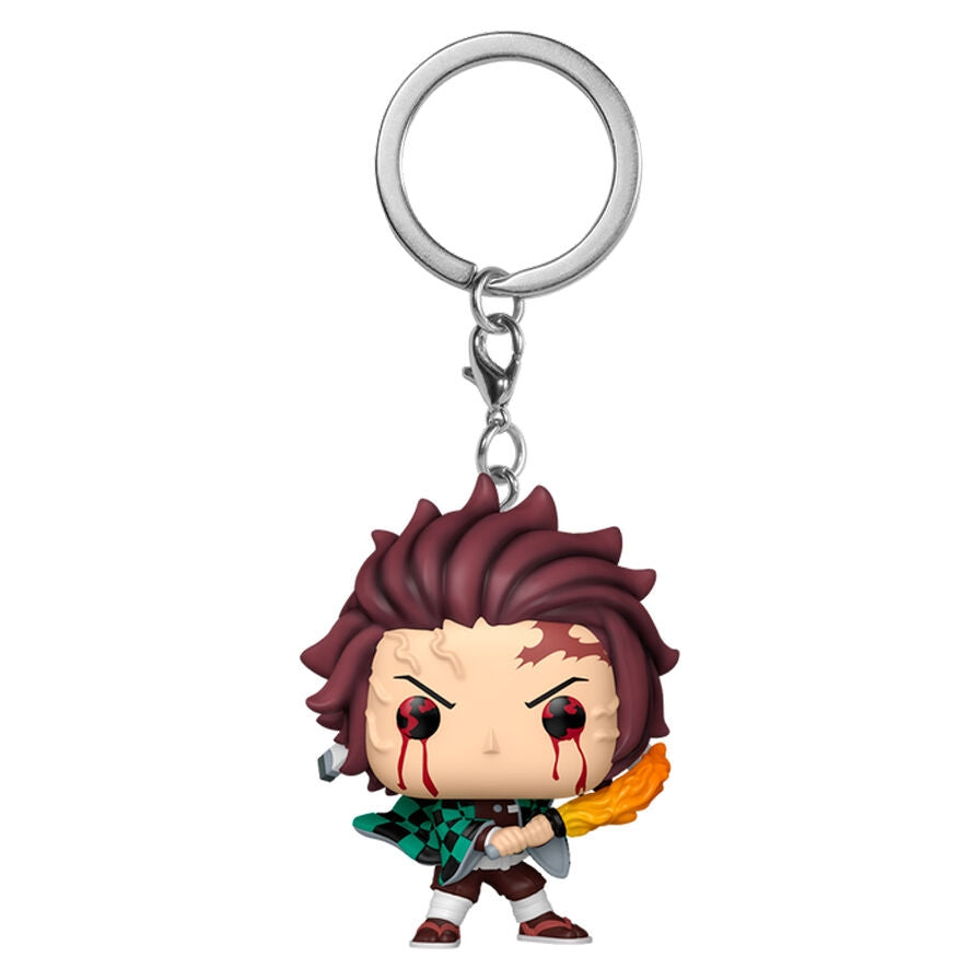 Demon Slayer nyckelring Tanjiro Kamado Pocket POP figur