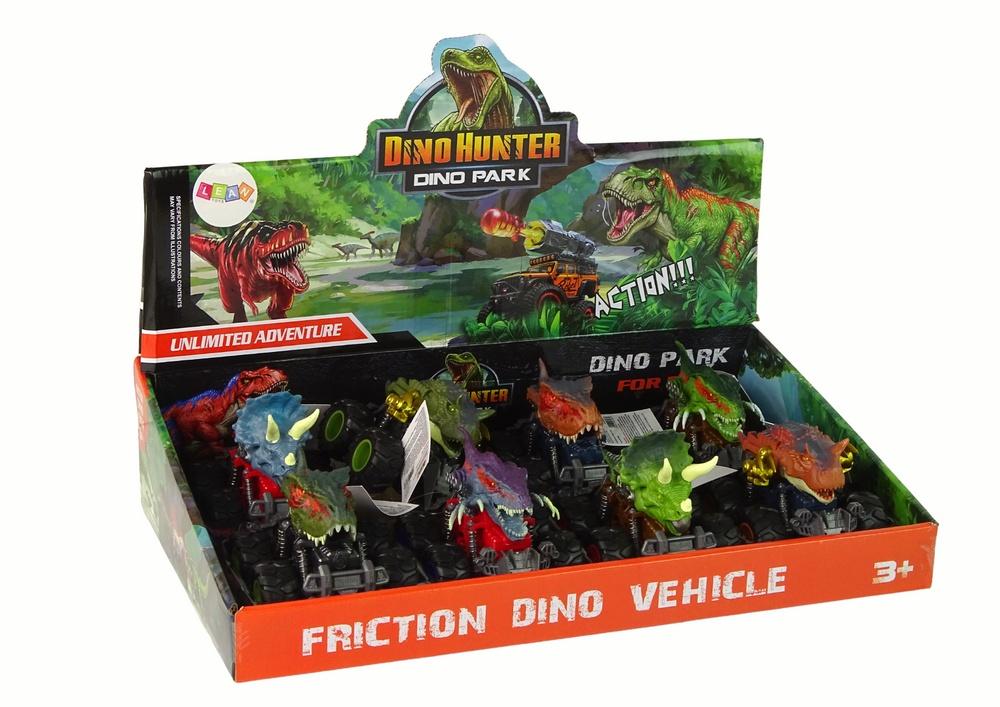 Dinosaurie terrängleksaksbil: Friction Drive Adventure!