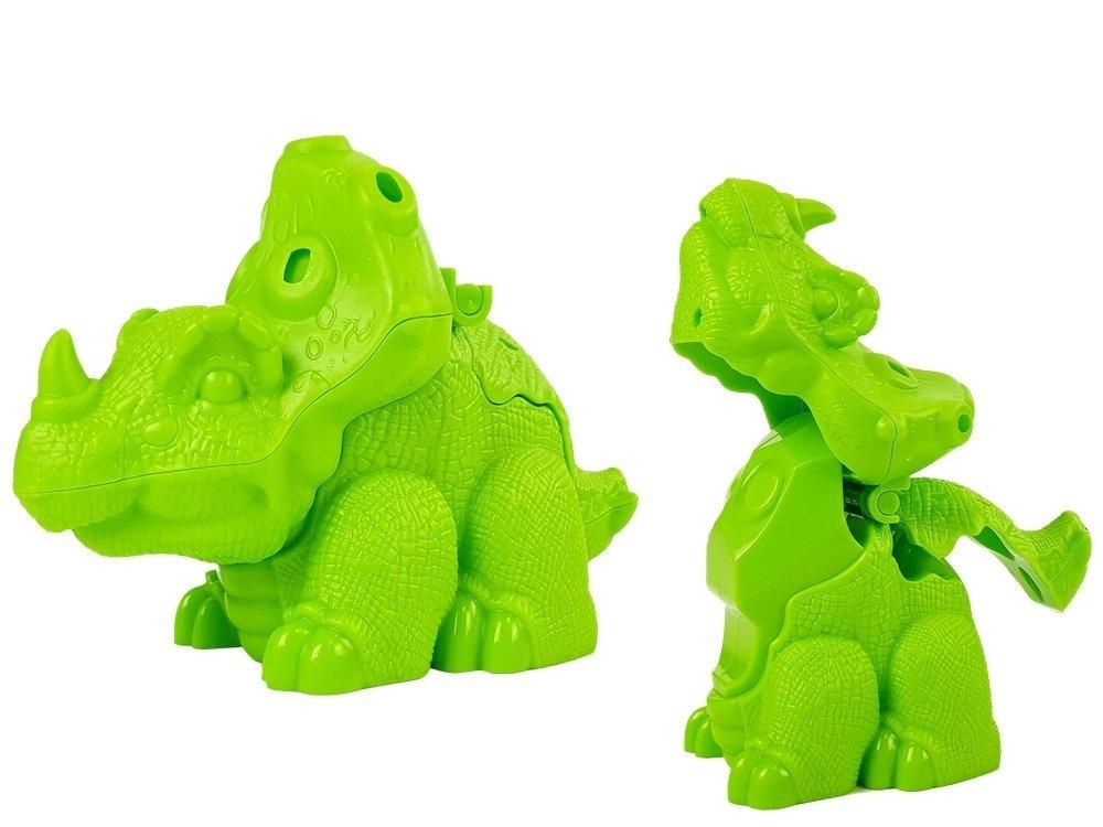 Dinosaur Play Dough Set: 12 delar, 4 färger, kreativt roligt