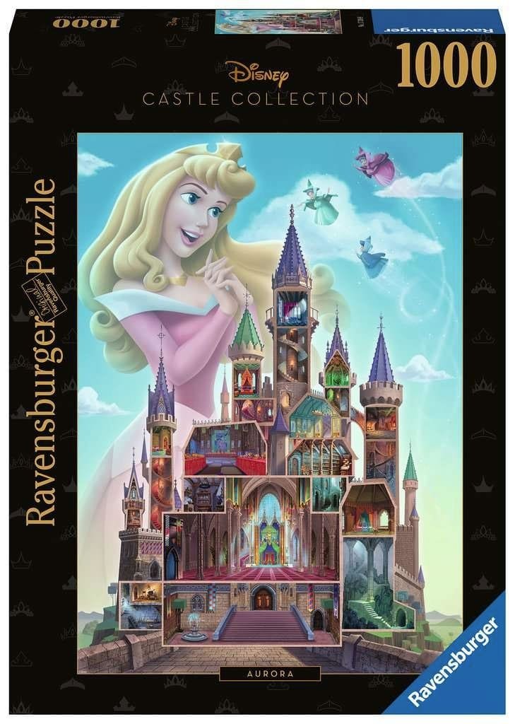 Disney Castle Collection Jigsaw Puzzle Aurora (Törnrosa) (1000 bitar)