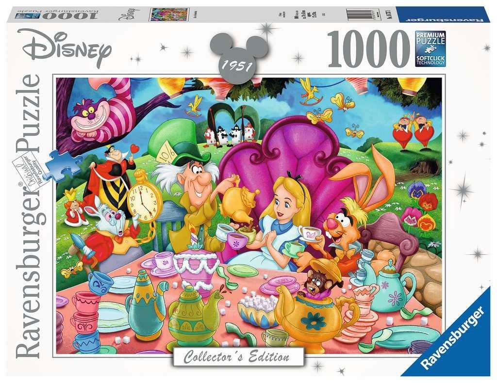 Disney Collector's Edition-puslespil Alice i Eventyrland (1000 brikker)