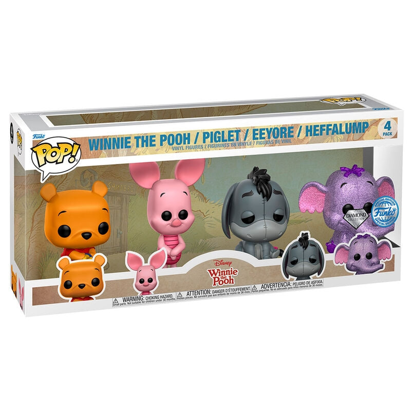 Disney Nalle Puh Exklusivt 4-figurs samlarobjekt