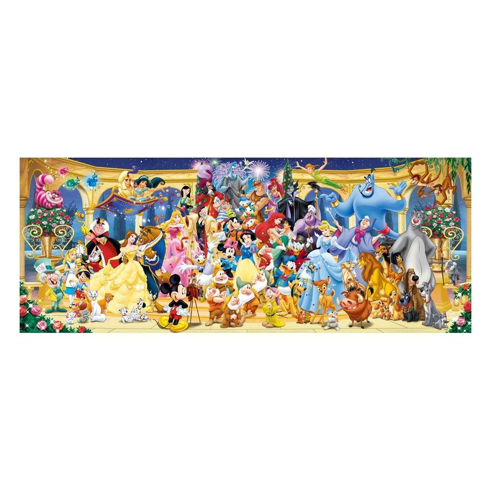 Disney Panorama Jigsaw Puzzle Group Photo (1000 stykker)