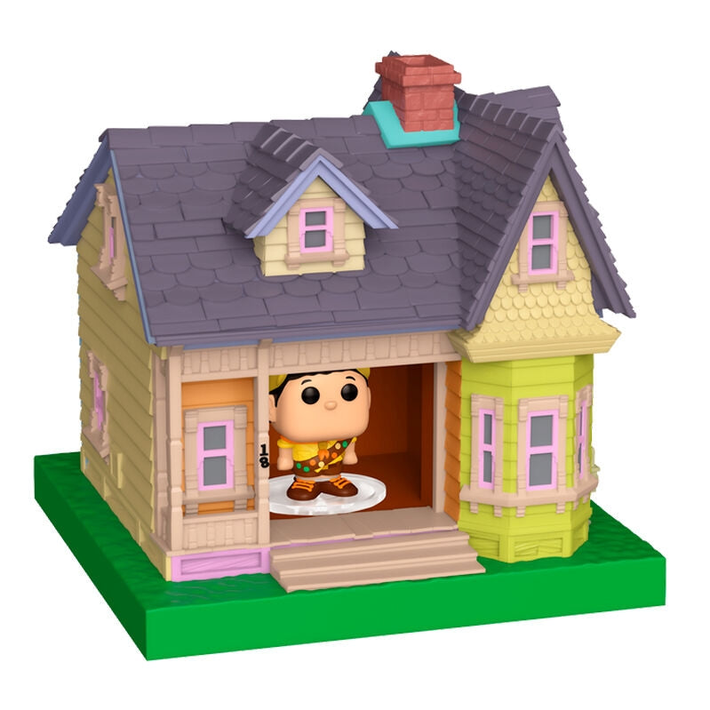 Disney Pixar UP Russell figur med husdisplay
