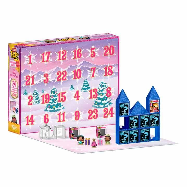 Disney Princess Bitty Pop adventskalender med 24 samlarfigurer