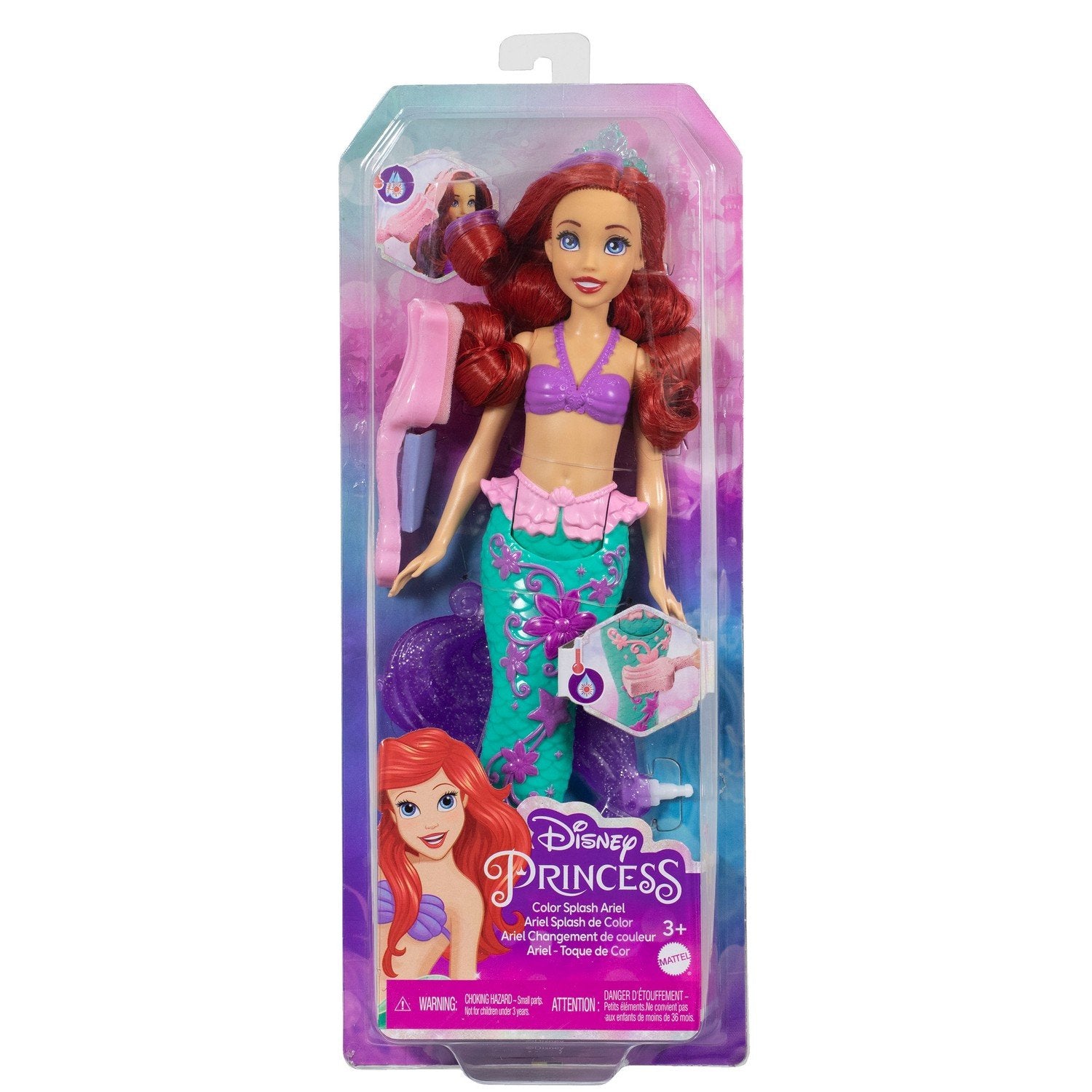 Disney Princess Hyper Hair Feature Ariel Doll