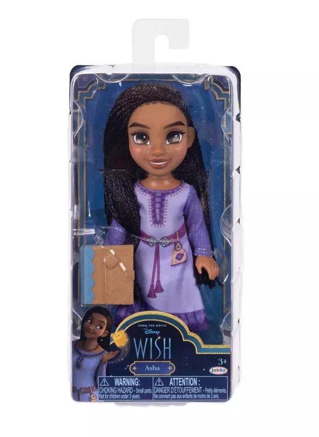 Disney Princess Wish Doll Asha, 16 Cm