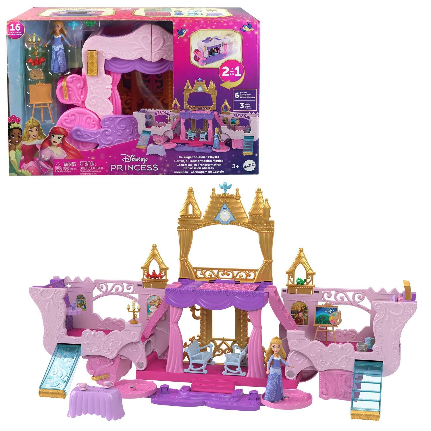 Disney Princess Vagn & Slott -Lekset