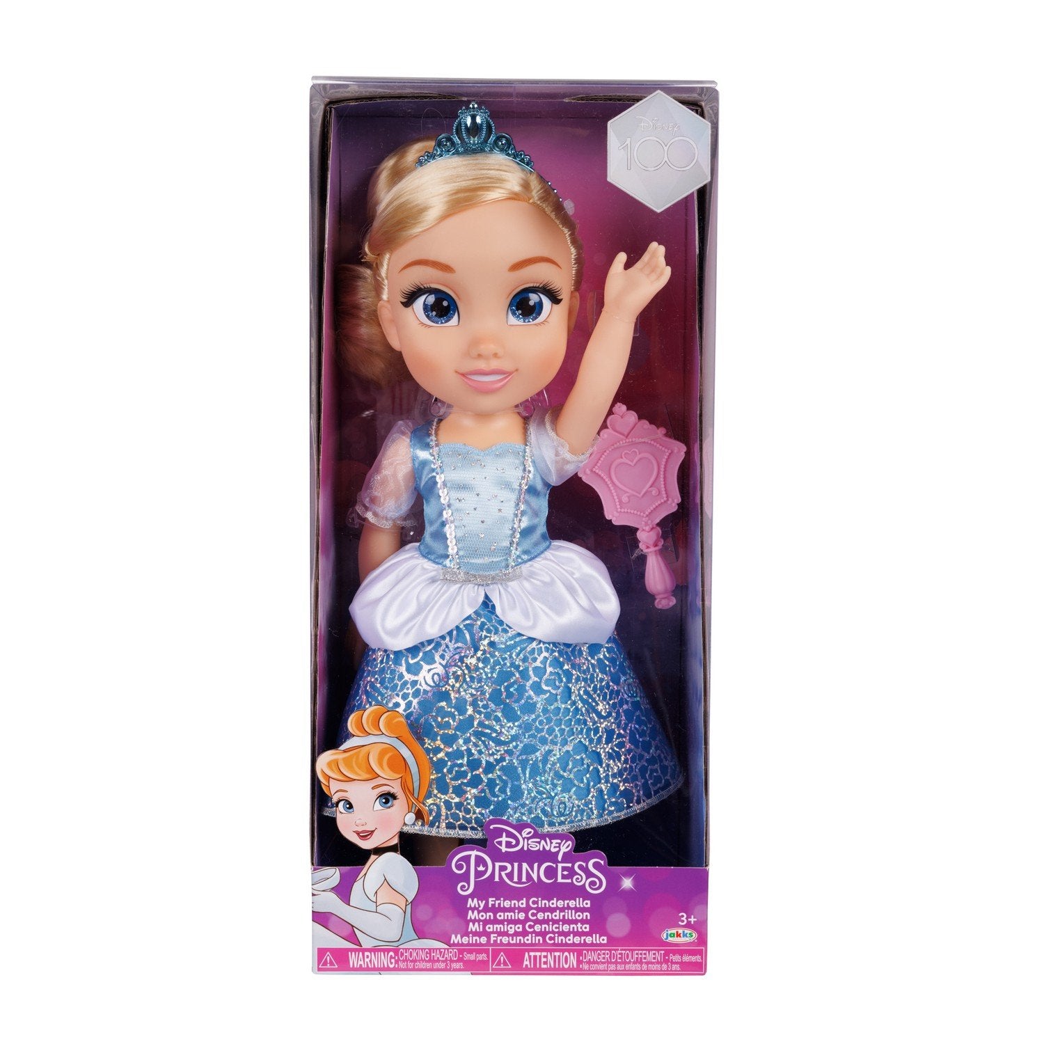 Disney Prinsessdocka Askungen, 35 cm