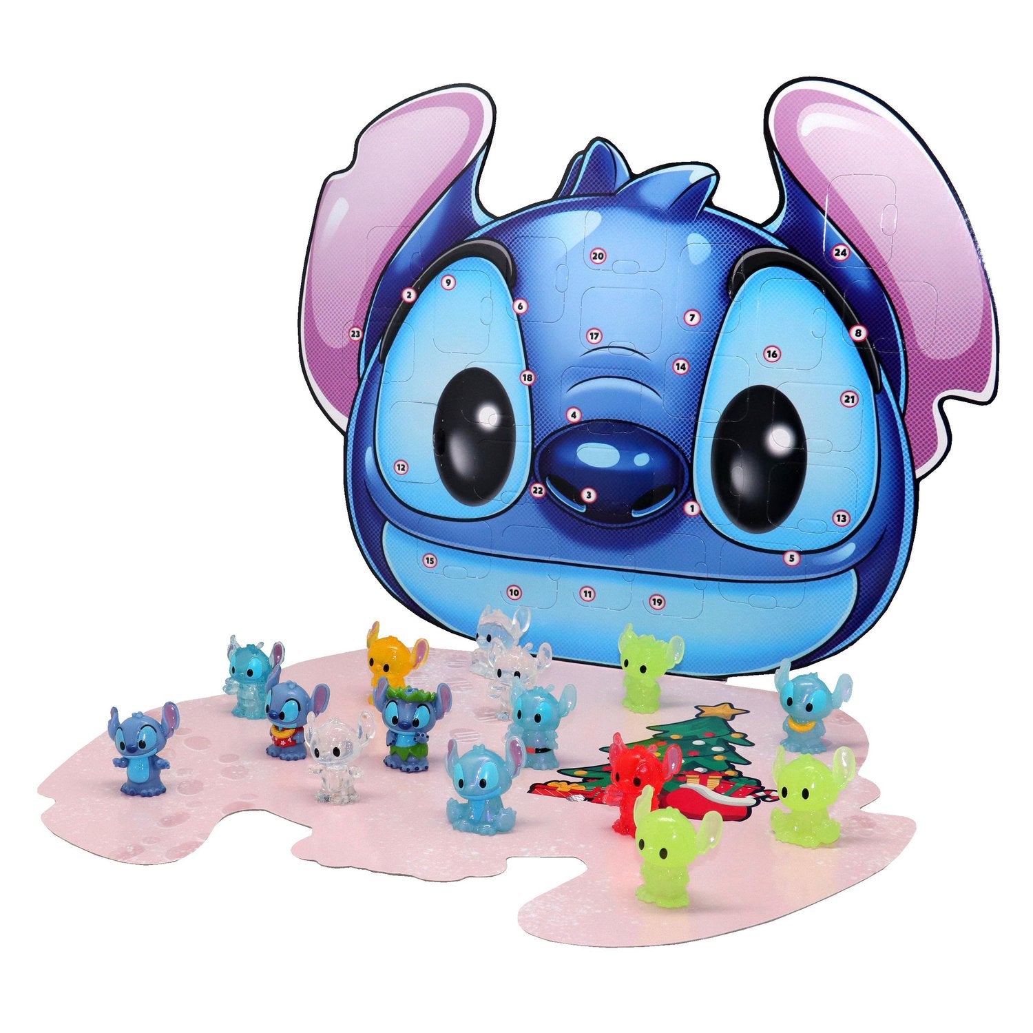 Disney Stitch Ooshies Adventskalender, 24 Samlarfigurer