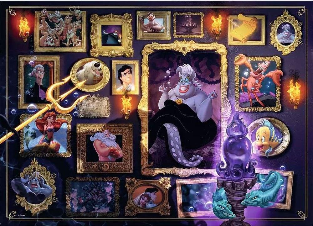 Disney Villainous Jigsaw Puzzle Ursula (1000 stykker)