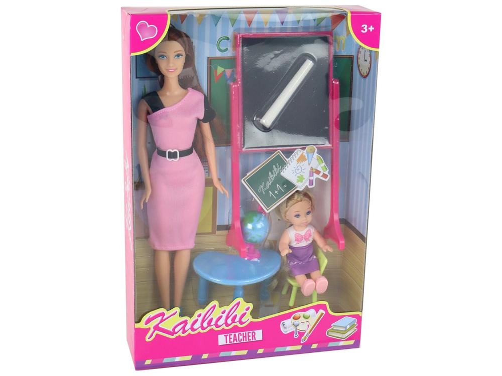 Dollset för lärare och elever med skoltillbehör