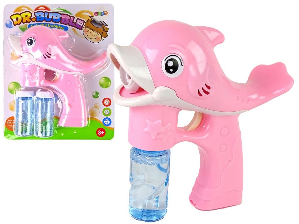 Dolphin Bubble Machine: Rolig, ljus, batteridriven leksak