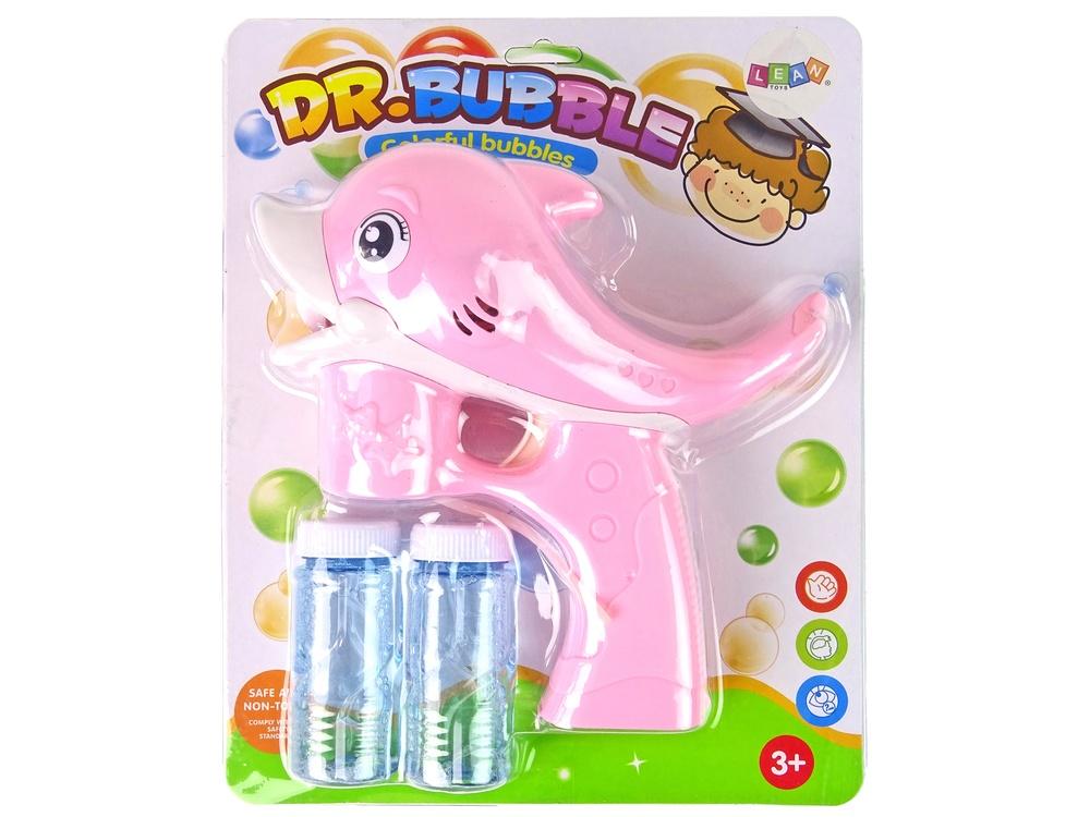 Dolphin Bubble Machine: Rolig, ljus, batteridriven leksak