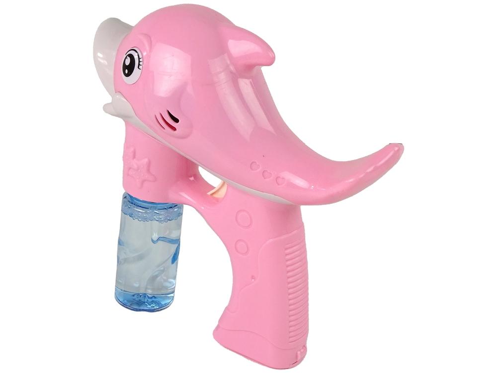 Dolphin Bubble Machine: Rolig, ljus, batteridriven leksak