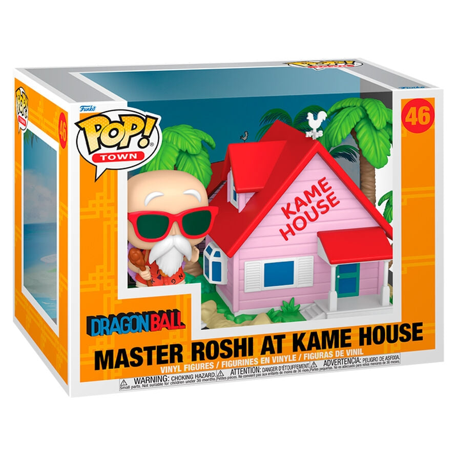Dragon Ball Master Roshi Figur på Kame House, 6-tums samlarobjekt