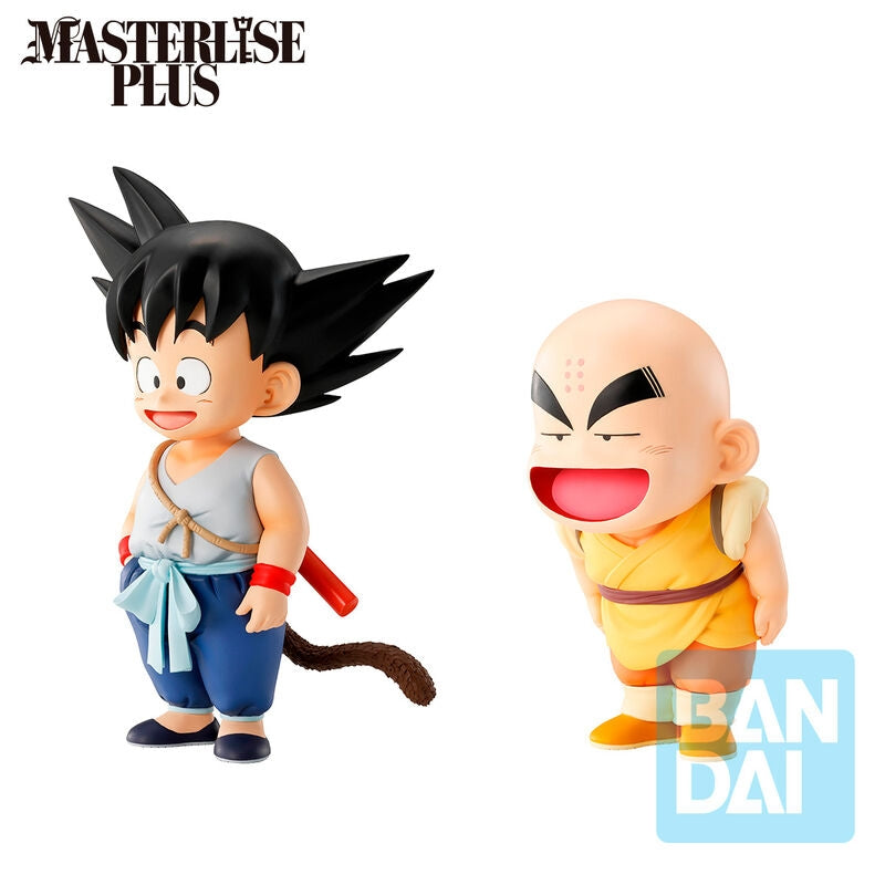 Dragon Ball Training Section Figur, Goku & Krillin, 13 cm