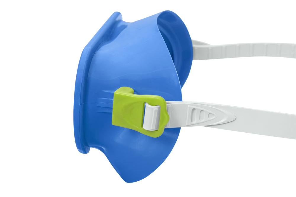 Dykning Set Blå Mask, fenor, Snorkel