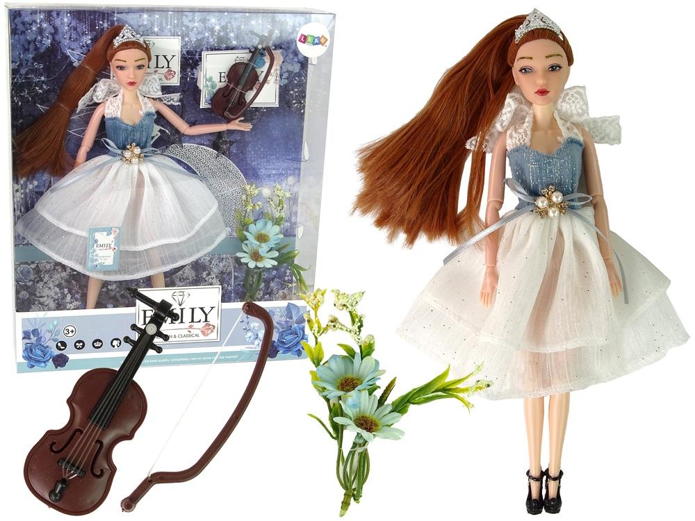 Emily Doll Set: Violin, blomster og modesjov for børn