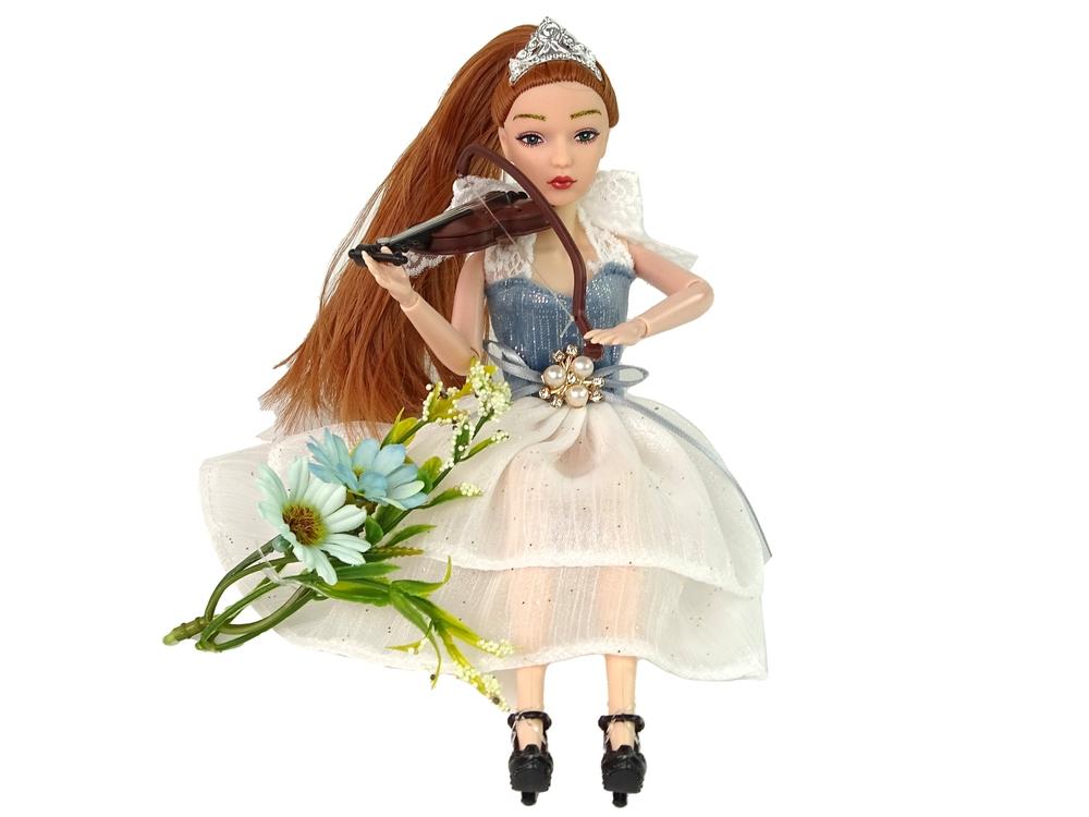 Emily Doll Set: Violin, blommor och modekul för barn