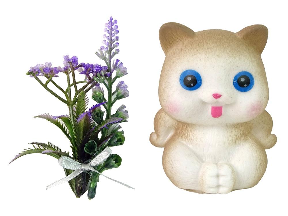 Emily Doll med flätor, kattungar och blommor - Kreativt lekset