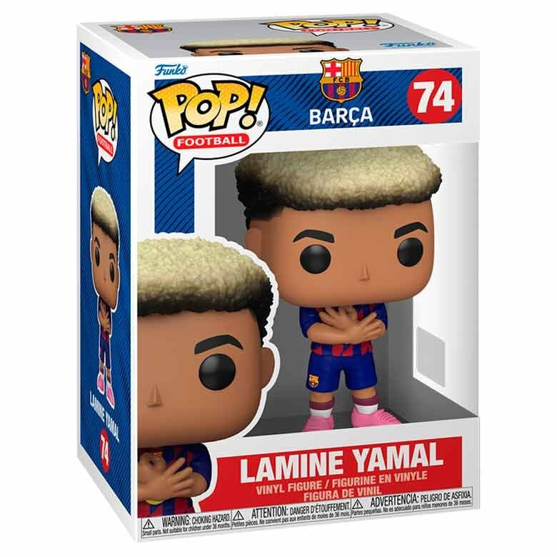 F.C. Barcelona Lamine Yamal fotbollsspelare figur, 6 tum lång