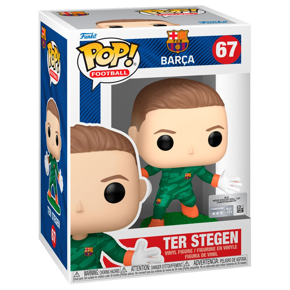 F.C. Barcelona Ter Stegen figur, 6-tums samlarleksak