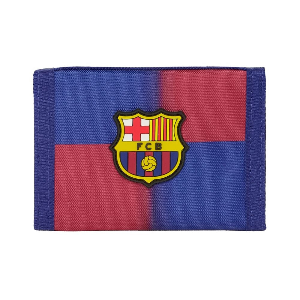 FC Barcelona plånbok 25/26 säsong, slitstarkt material, kompakt design