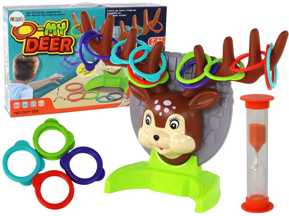 Family Fun: Kasta bågar på Deer Arcade Game Set