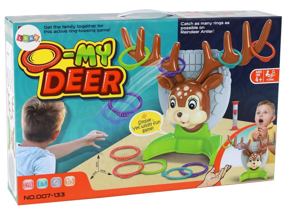 Family Fun: Kasta bågar på Deer Arcade Game Set