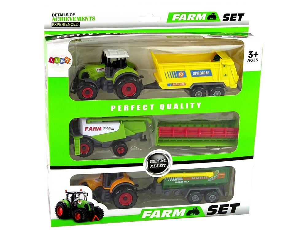 Farm Adventure Set: Traktorer, släp och skördare för barn