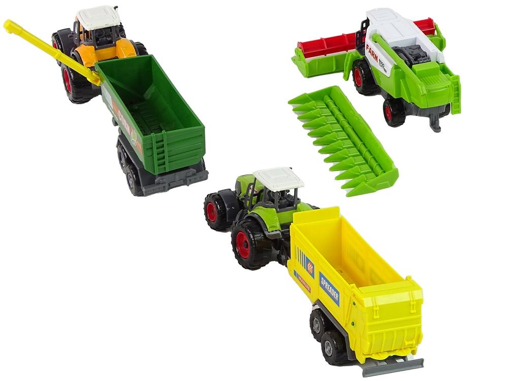 Farm Adventure Set: Traktorer, släp och skördare för barn