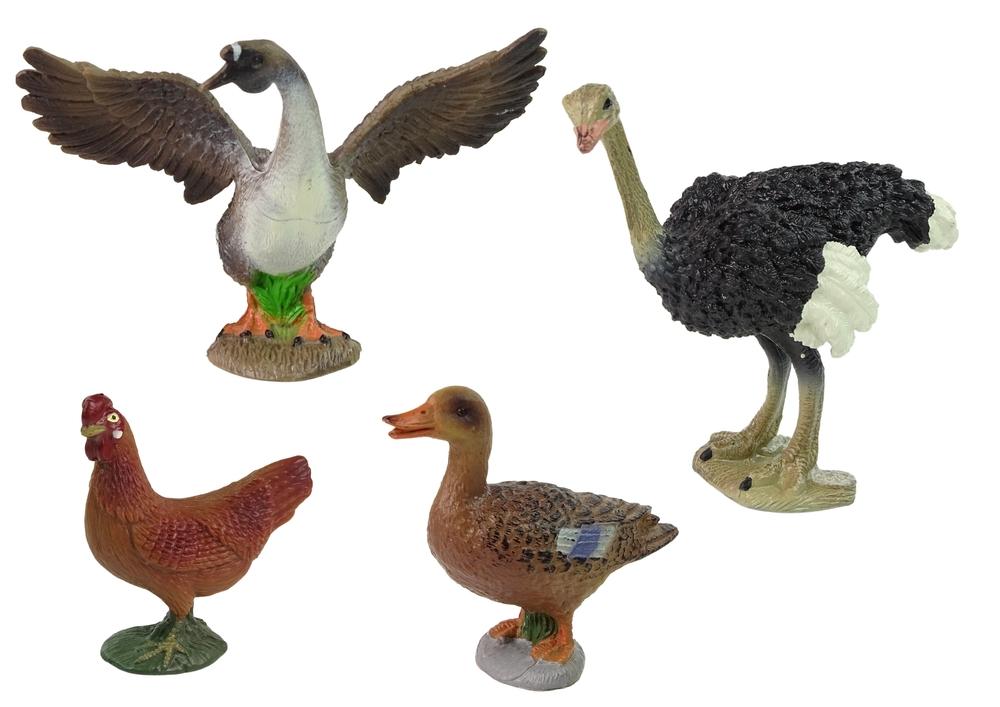 Farm Animal Figurine Set: Farmer, Birds & More for Kids