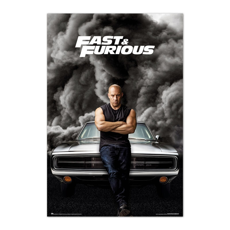 Fast & Furious filmaffisch, 24x36 tum, högkvalitativt tryck