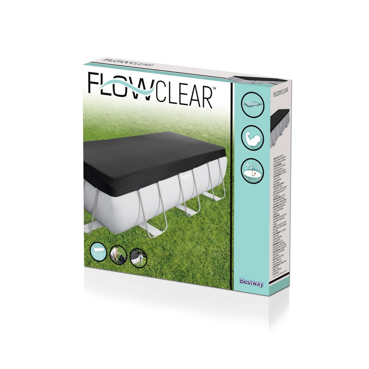 Flowclear Poolskydd 404X201/412X201Cm