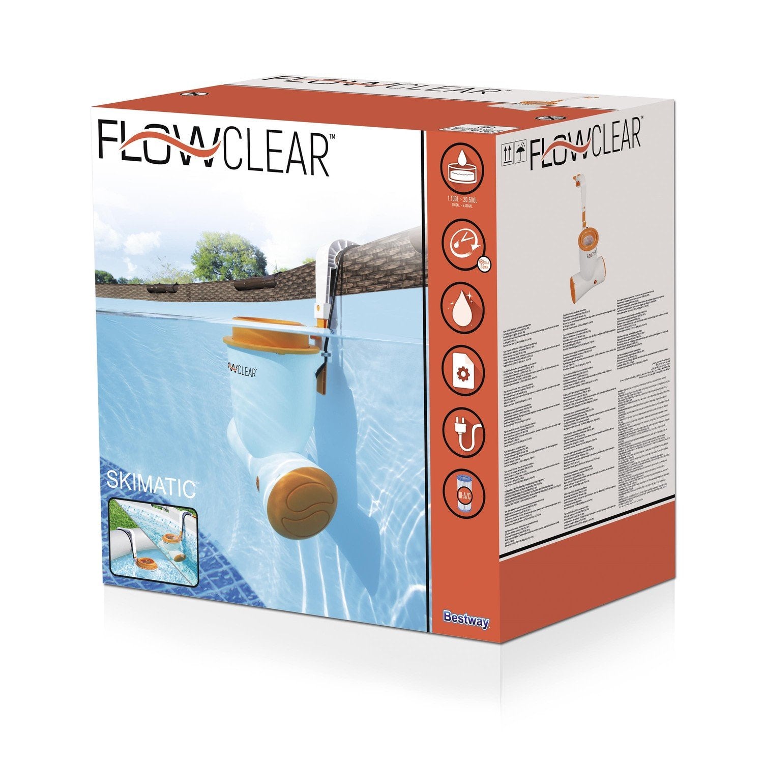 Flowclear Schematisk filterpumpe 2574 L/H