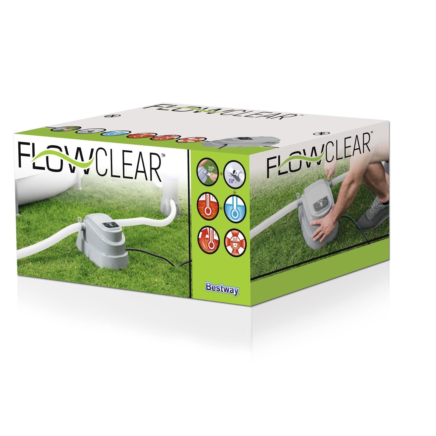 Flowclear poolvarmer