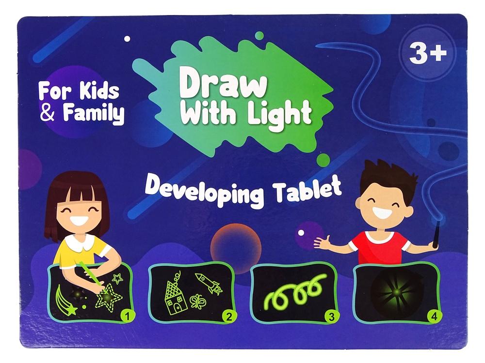 Fluorescerende Sketch Light Board med Torch Pen &amp; Letters