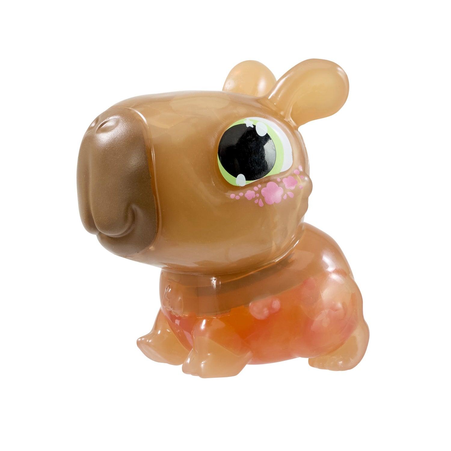 Flytande ljusande kapybaravattenleksak, brun