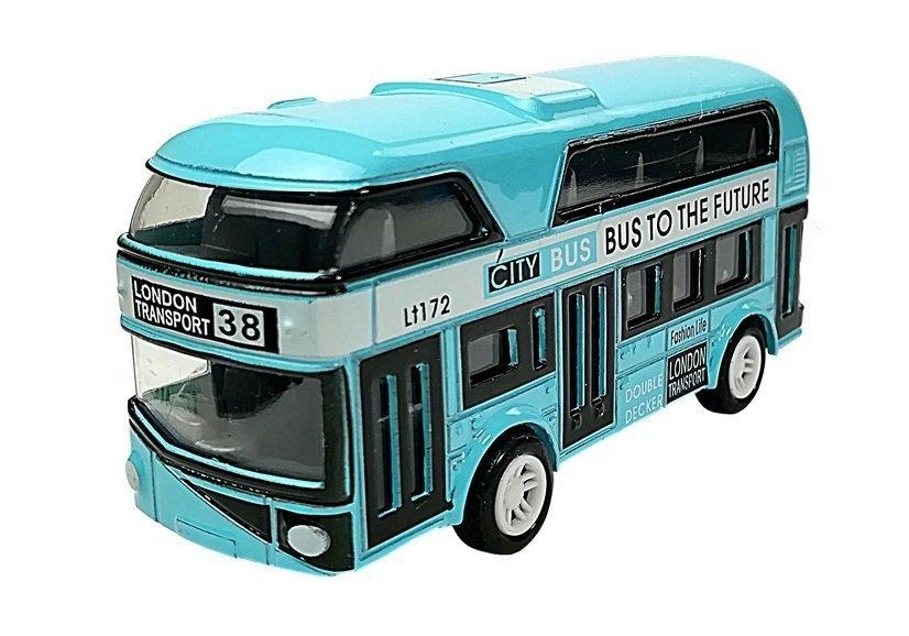 Färgglada Stacking Drive Bus Set - 4 realistiska modeller