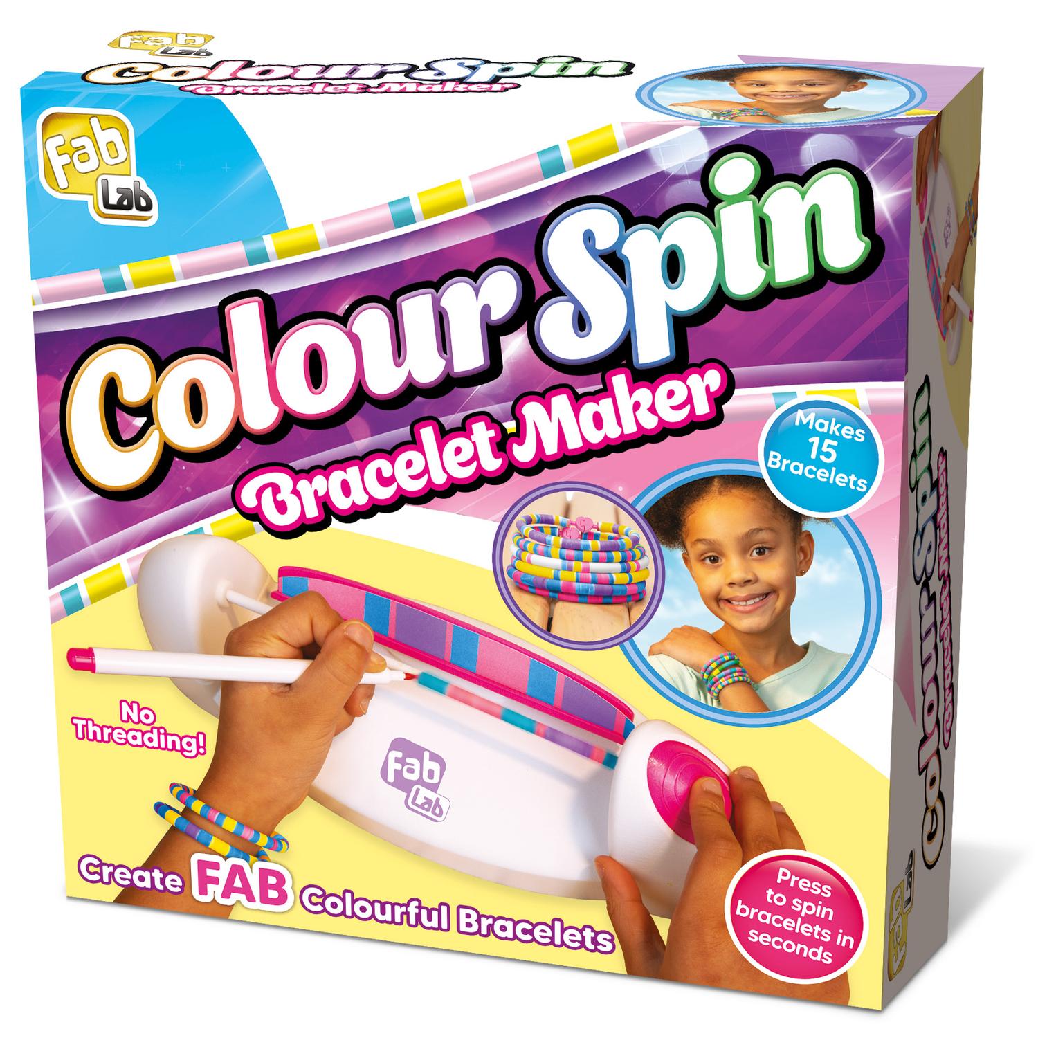Färgsnurrande armbandstillverkare-kit