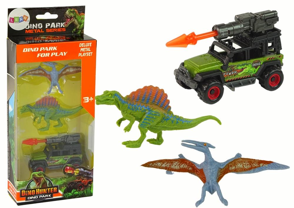 Förhistorisk Dino Adventure Set: Rocket Car, Pterosaur