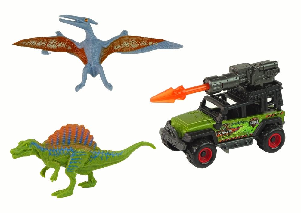 Förhistorisk Dino Adventure Set: Rocket Car, Pterosaur