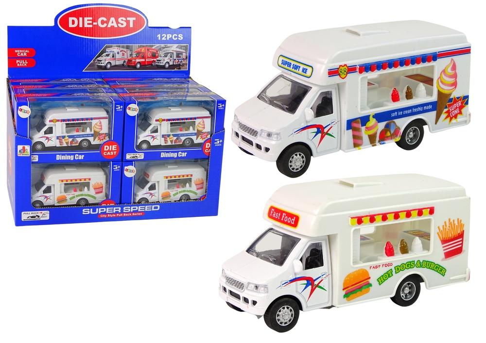 Friction Drive Camper Set: Glass & snabbmatsmodeller