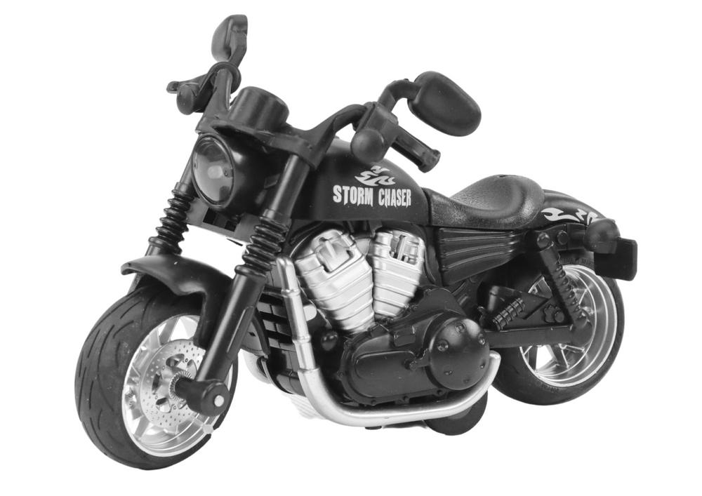 Friction Drive Harley Motorcykel - 3 farver, Real Motion