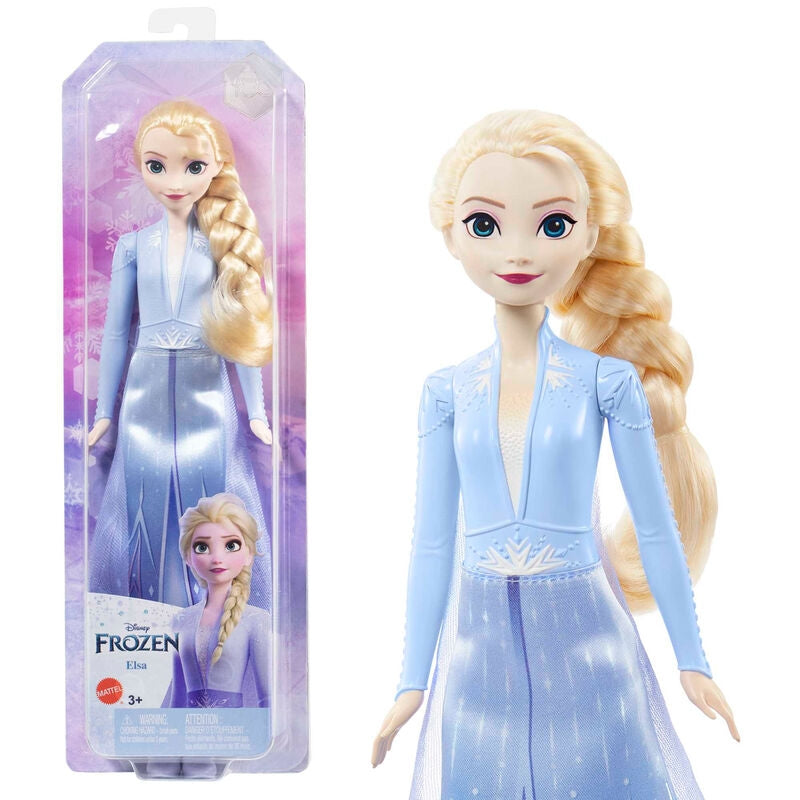 Frozen 2 Elsa Doll med klänning och accessoarer