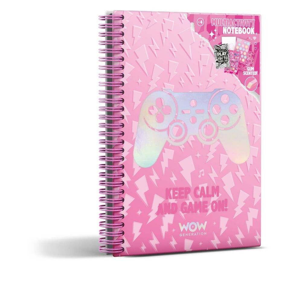 Generation Gamer Valentina A5 Notebook, 80 sidor, fodrad