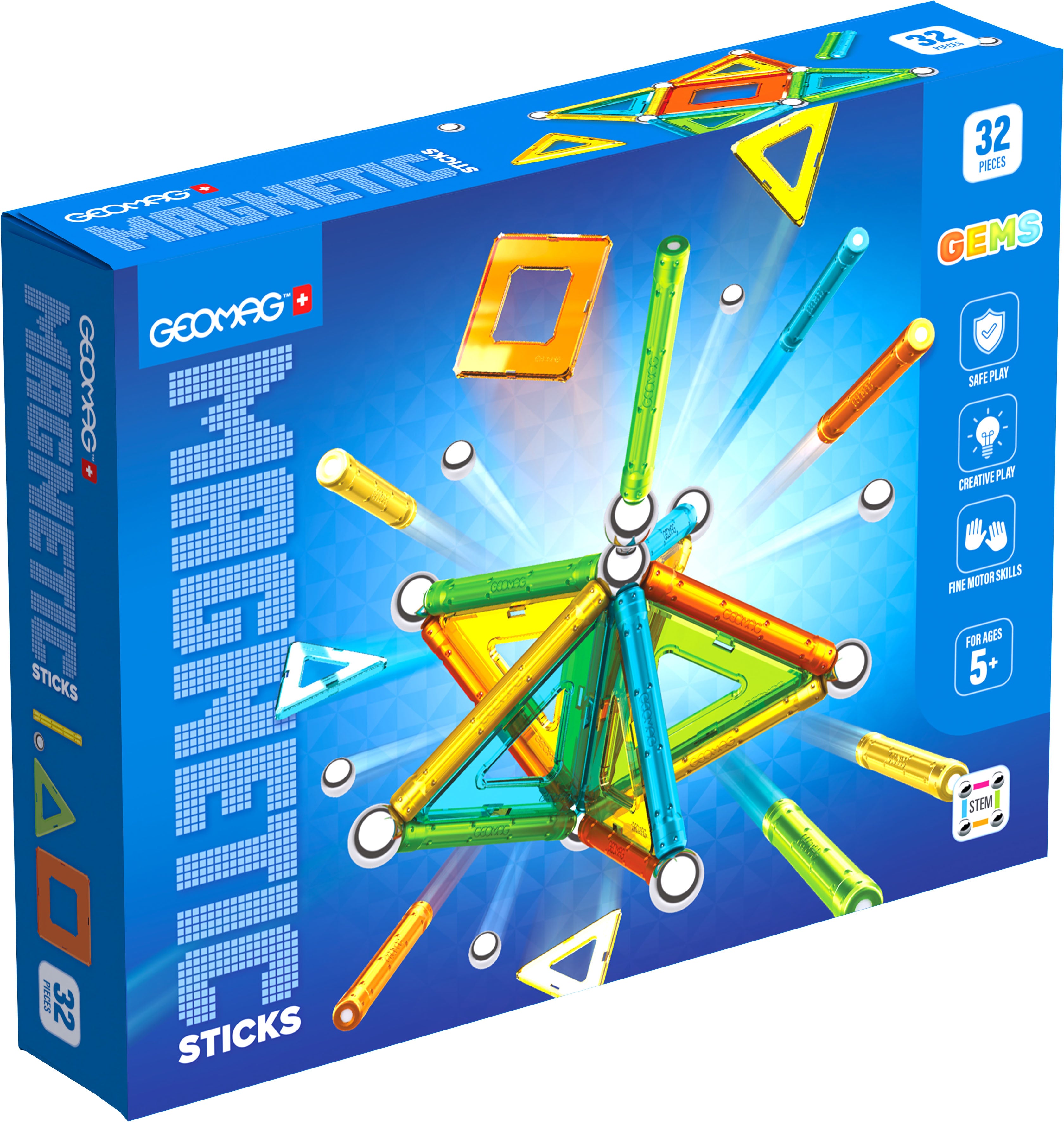 Geomag Gems Magnetiskt Byggset 32 Delar