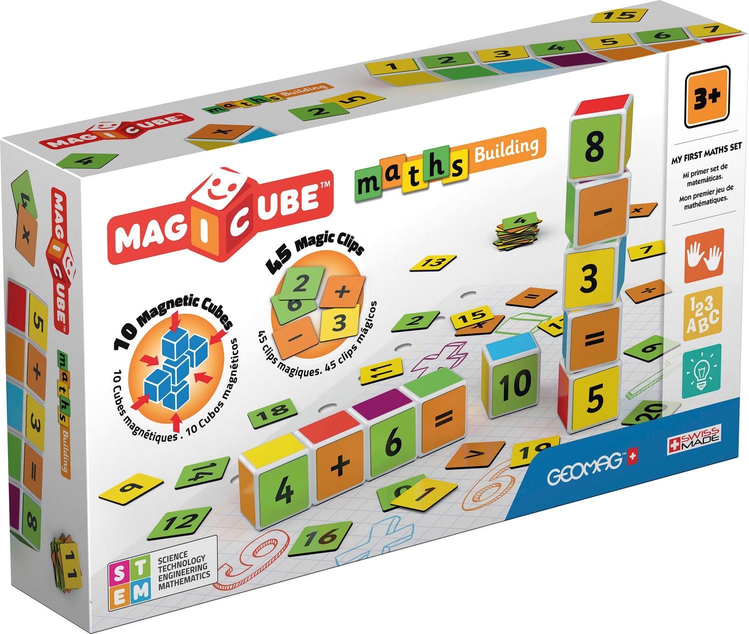 Geomag Magicube Matematik-Set 55 Delar